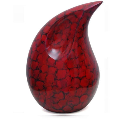 Red Fire Teardrop Urns for ashes Large Size