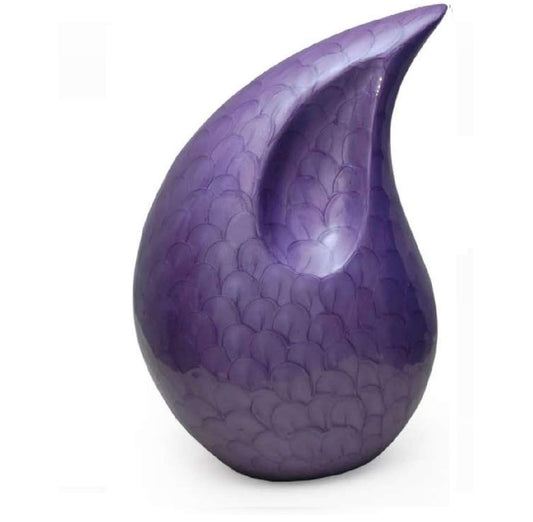 Lavender Bloom Teardrop Urns for ashes Large Size