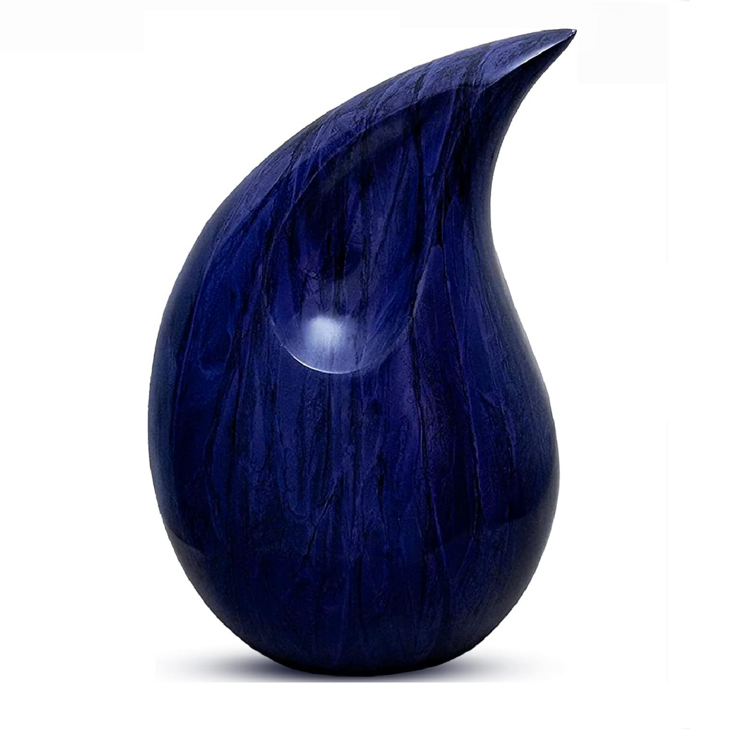 Purple Finish Teardrop Urn for Ashes